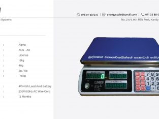 Energy Weighing Systems Scale Suppliers